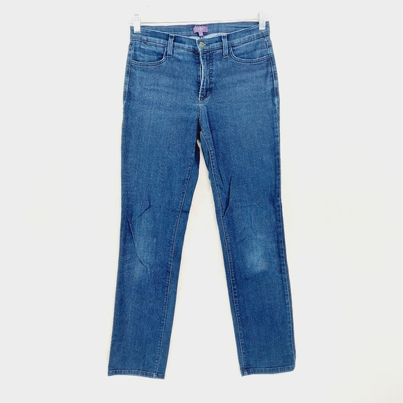 Not Your Daughter's Jeans Mid Waist Skinny Blue Jeans P3666 - Picture 1 of 8